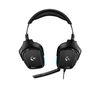 Logitech G432 DTS x 7.1 Surround Sound Wired Gaming Headset Leatherette for wired consoles