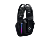 Logitech G733 LIGHTSPEED Wireless RGB Gaming Headset w/ Suspension Headband On Ear Controls, Memory Foam Ear Pads - Black