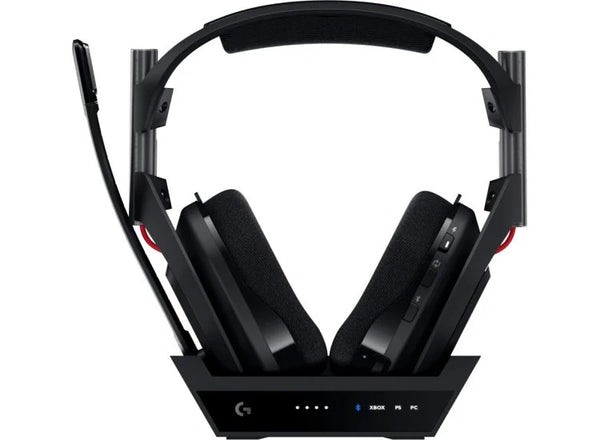 LogicTech ASTRO A50 (Gen 5) LIGHTSPEED Wireless Gaming Headset and Base Station with PLAYSYNC Audio.