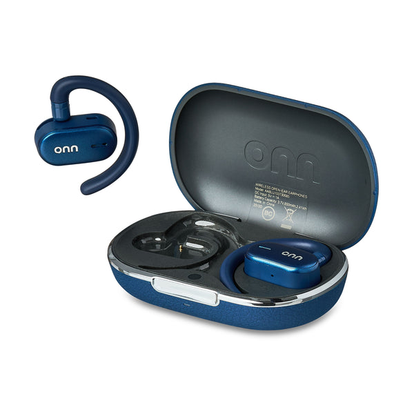 2 Sets Onn In-Ear Headphones – Blue/Teal Wired Earbuds With 3.5mm Jack