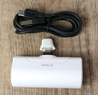 Linkpod iWalk Portable Lipstick Fast Charging Power Bank 4500mAh 15W Wireless Charging Power Banks With Plug for iPhone