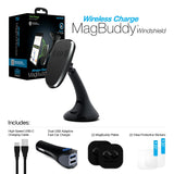 Naztech MagBuddy Wireless Charge Windshield Mount - Ships Free!