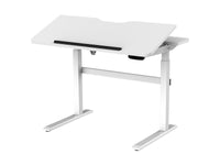 Workstream Sit-Stand Desk with Tilting Adjustable Angle Top